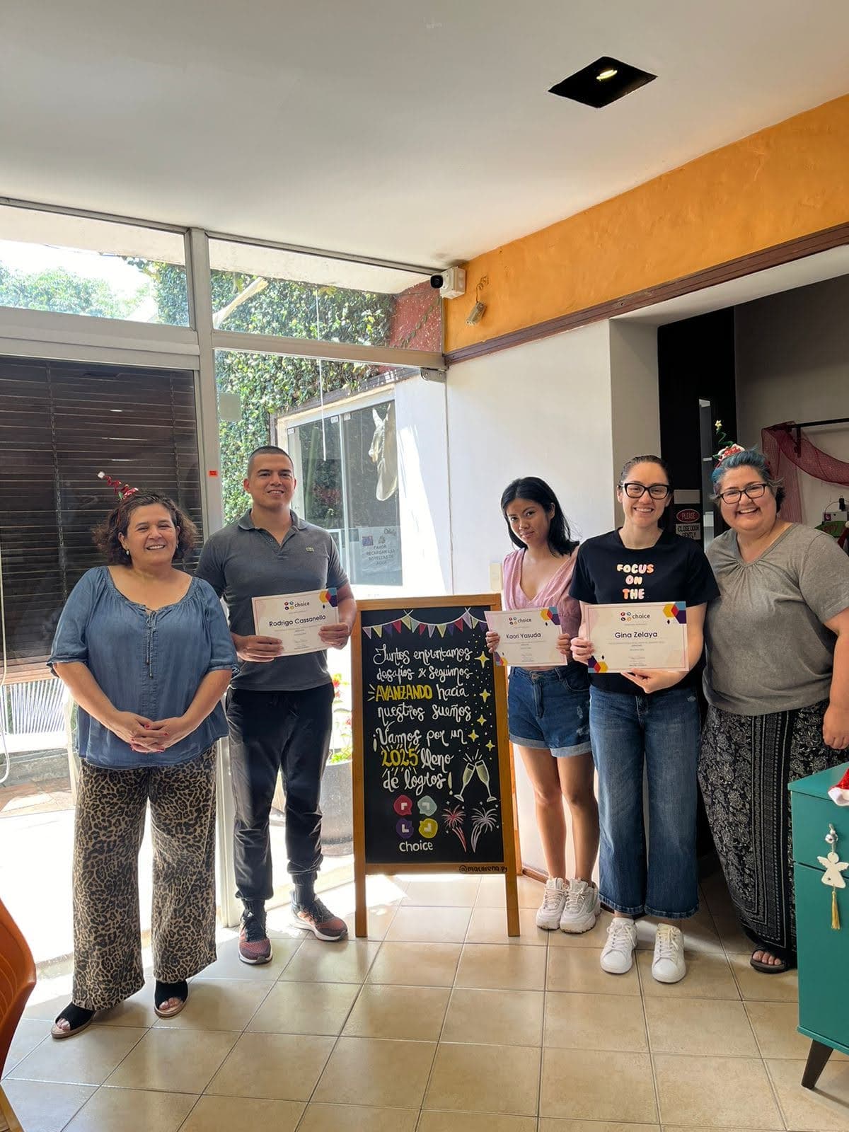 Entrega de certificados Choice