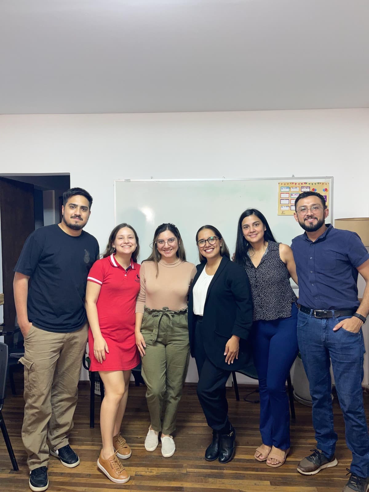Grupo de alumnos Choice en el aula
